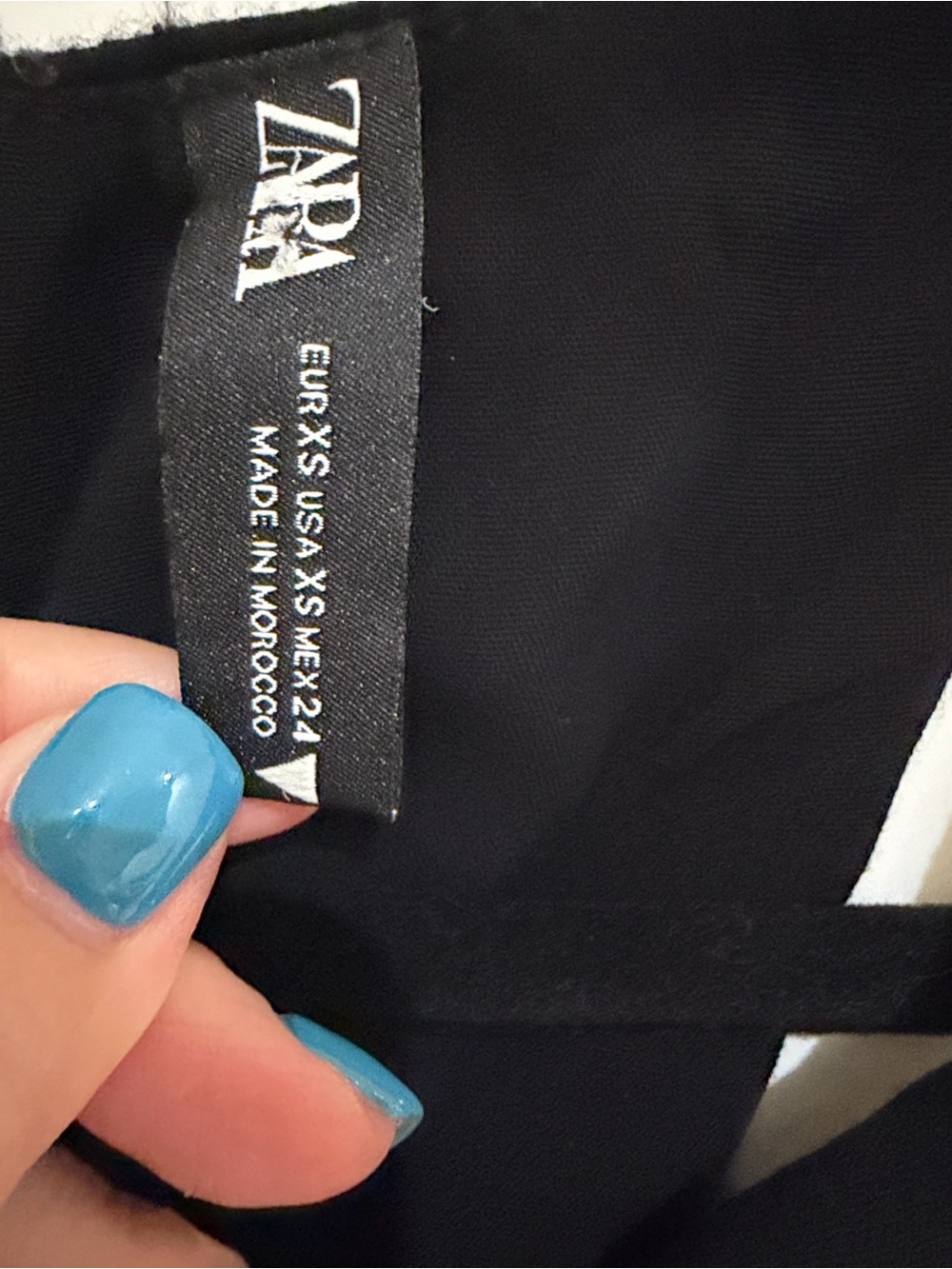 Zara Racerback Black Midi/Mini Dress - Picture 2 of 4